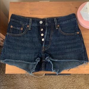 Levi’s Original 501 Jean Shorts (Blue)